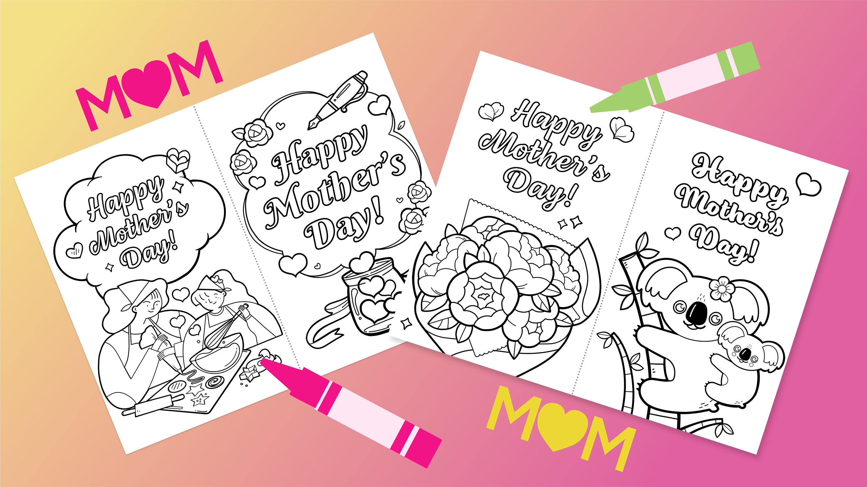 Mother's Day Coloring Page, Mother's Day Printables, Mother's Day Sheets, Mother's  Day Coloring Book for Kids, Happy Mother's Day Coloring - Etsy