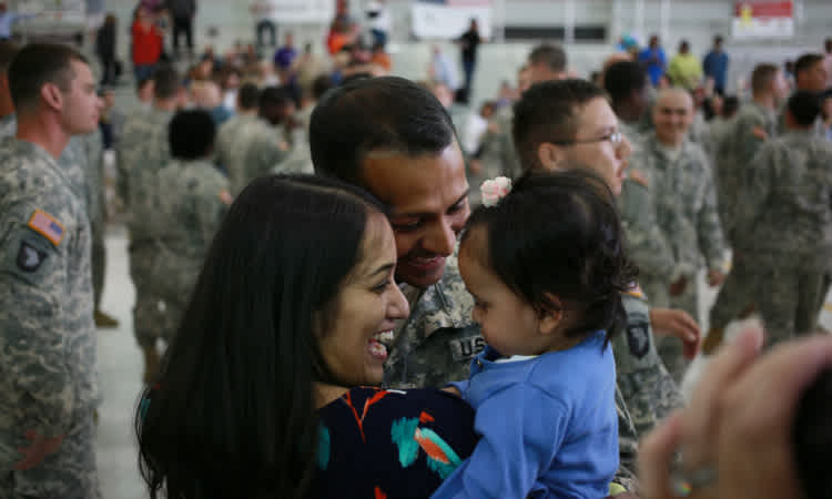military family homecoming