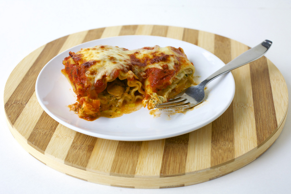 Pesto Chicken Lasagna Rollups