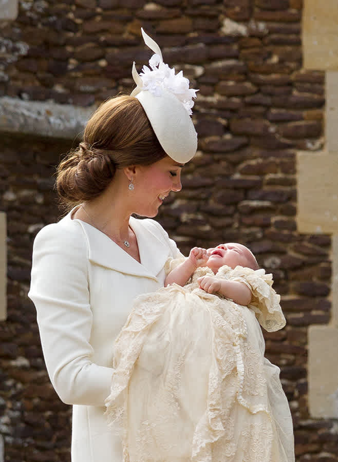 Princess Charlotte S Christening Photos Mom Com