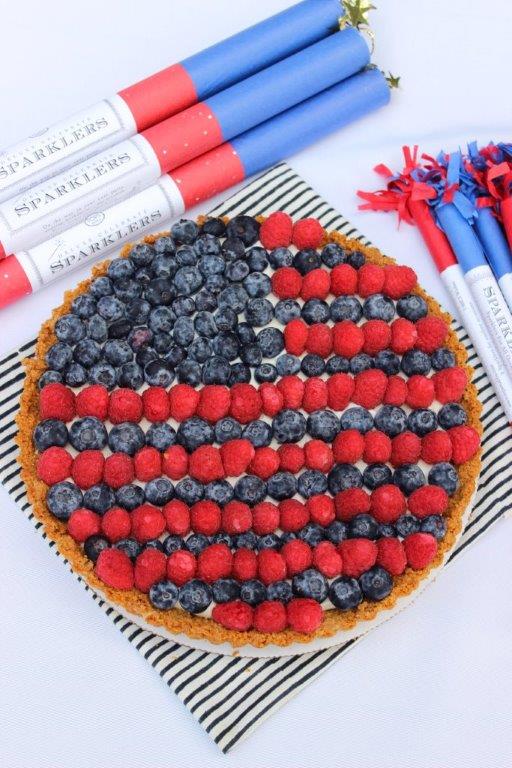 Raspberry Sour Cream Tart