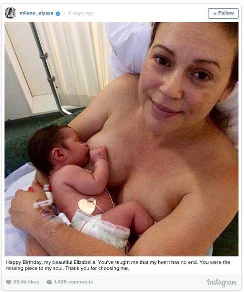 Alyssa Milano Big Tits Nude - Alyssa Milano Says She'll Breastfeed for How Long?! | Mom.com