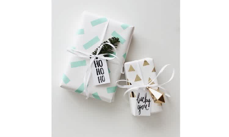 6 Fun Washi Tape Gift Wrap Ideas : My Crazy Good Life