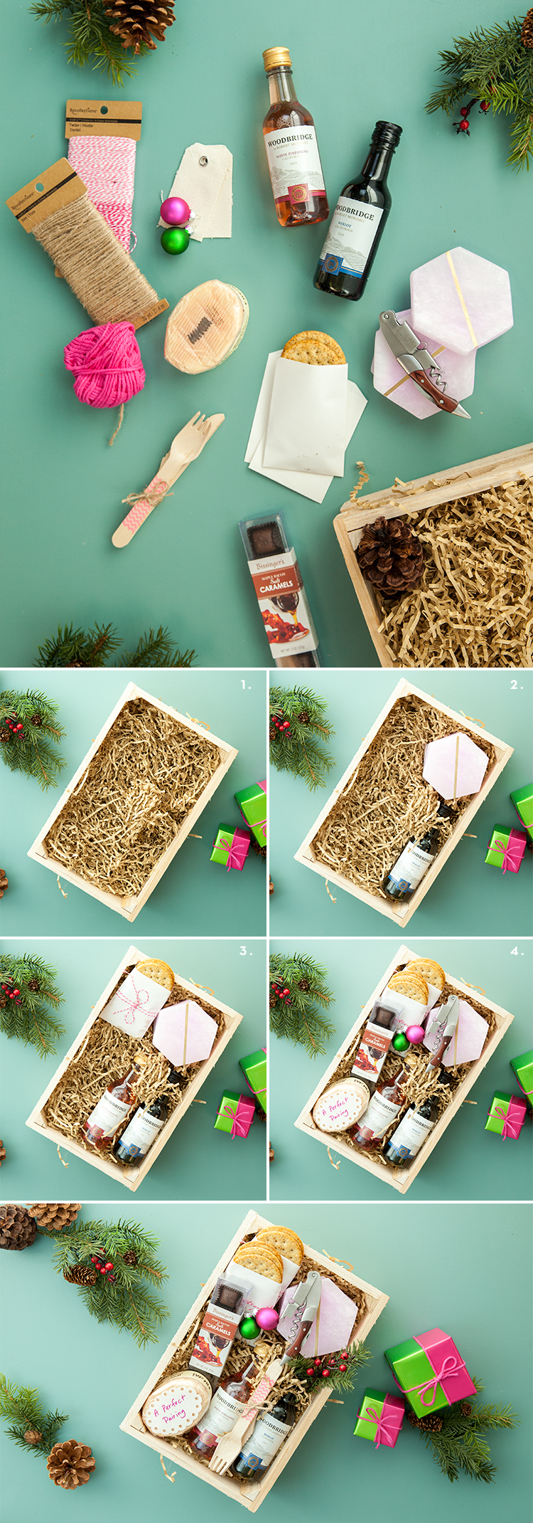 DIY Holiday Wine Kit