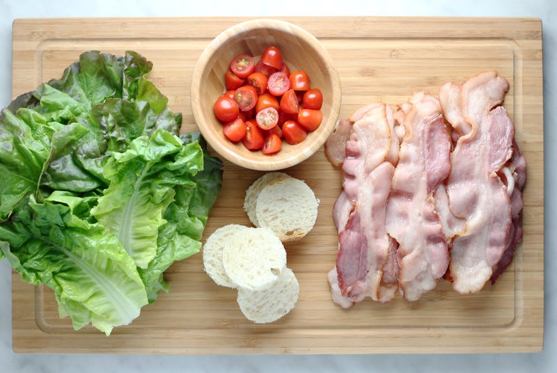 Bacon, Lettuce and Tomato Cups