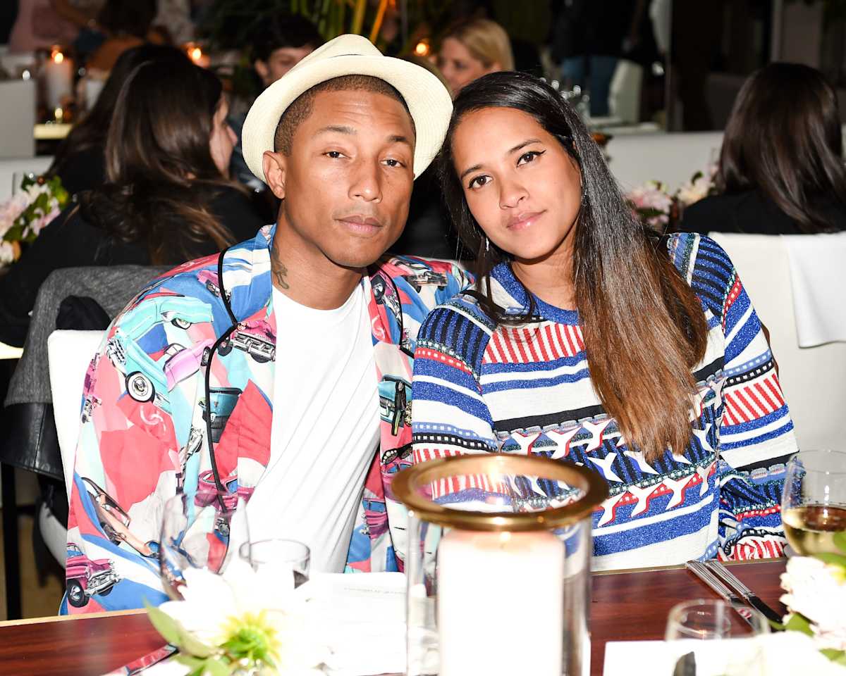 Pharrell and Wife Helen Lasichanh Have a Triple Surprise Pharrell and Wife Helen Lasichanh Have a Triple Surprise