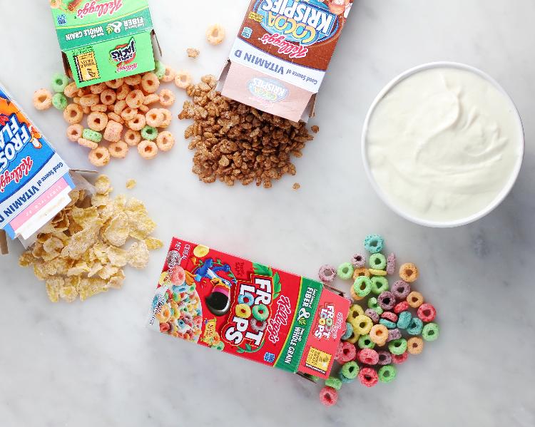 TwoIngredient Cereal Yogurt Bark