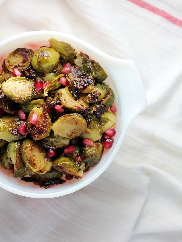 Maple Bourbon Brussels Sprouts