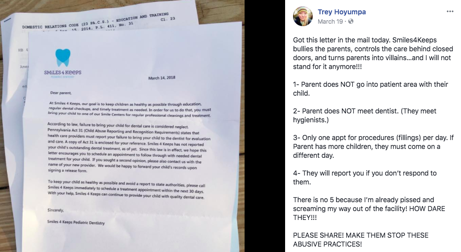 Dentist Threatens to Report Mom to CPS for Missed Appointments
