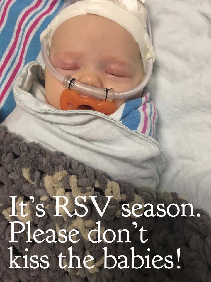 My Healthy Baby Was Kissed During RSV Season and It Almost Killed Her