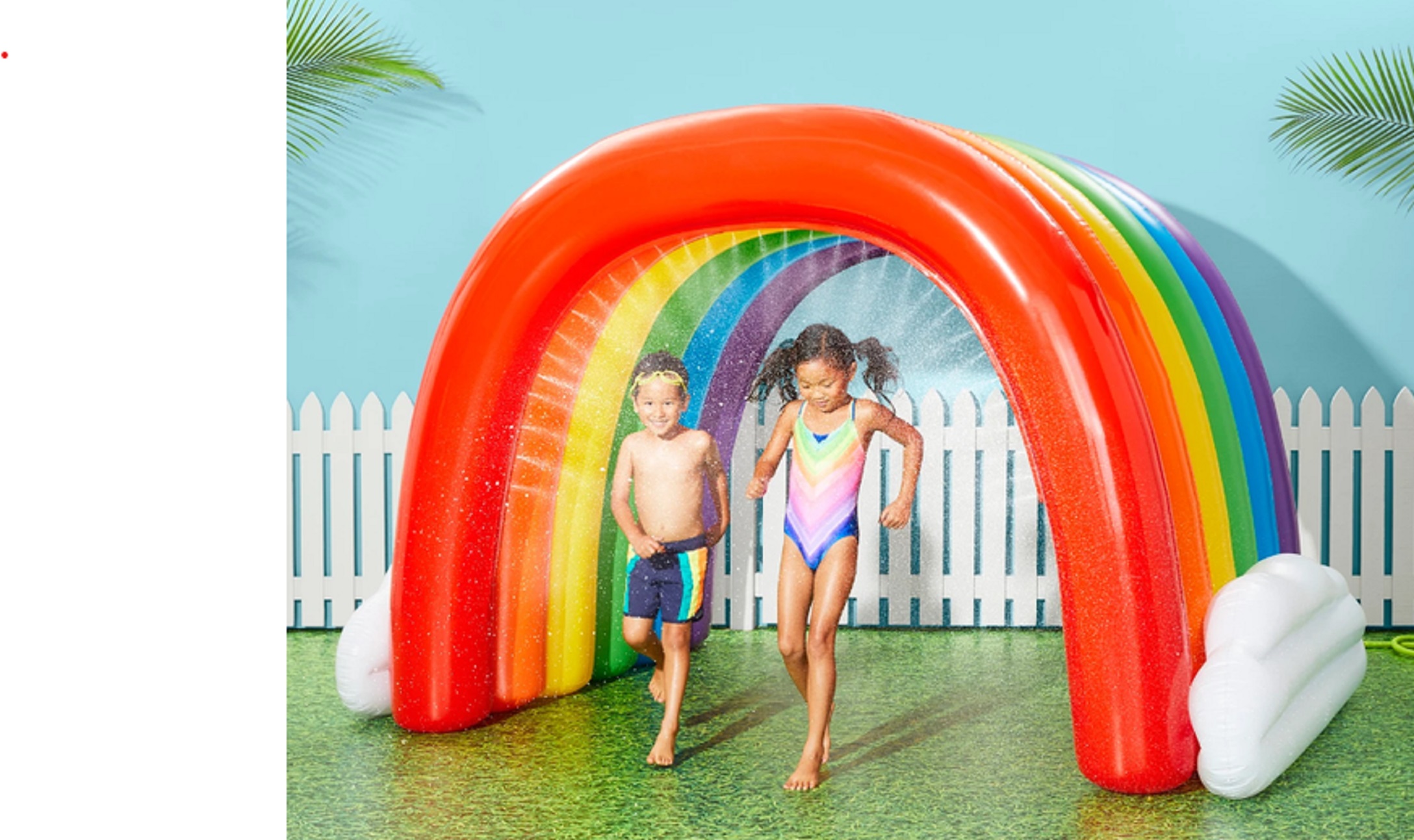 This HUGE Rainbow Sprinkler Is All Our Warm Weather Dreams Come True