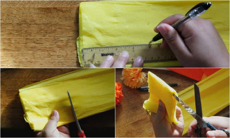 Mommy Maestra: How to Make Tissue-Paper Marigolds