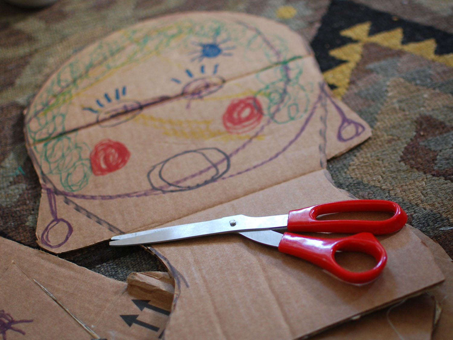 Toddler Talk DIY Cardboard Masks