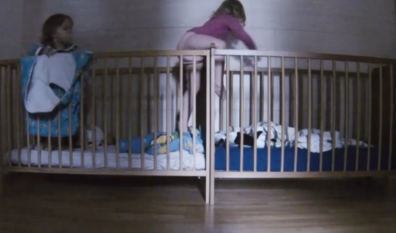 Twins Caught on Camera in Late-Night Crib-Hopping Session