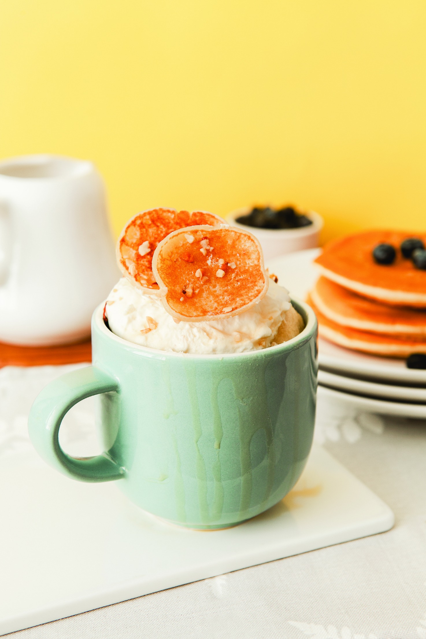 Maple Syrup Pancakes in a Mug