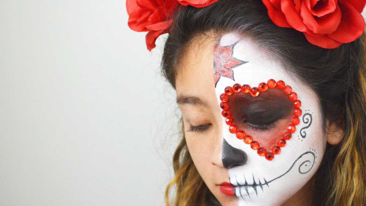 Day Of The Dead Face Painting Tutorial