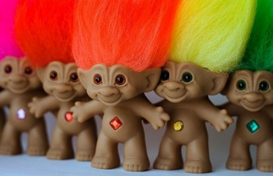 vintage troll dolls 1990s