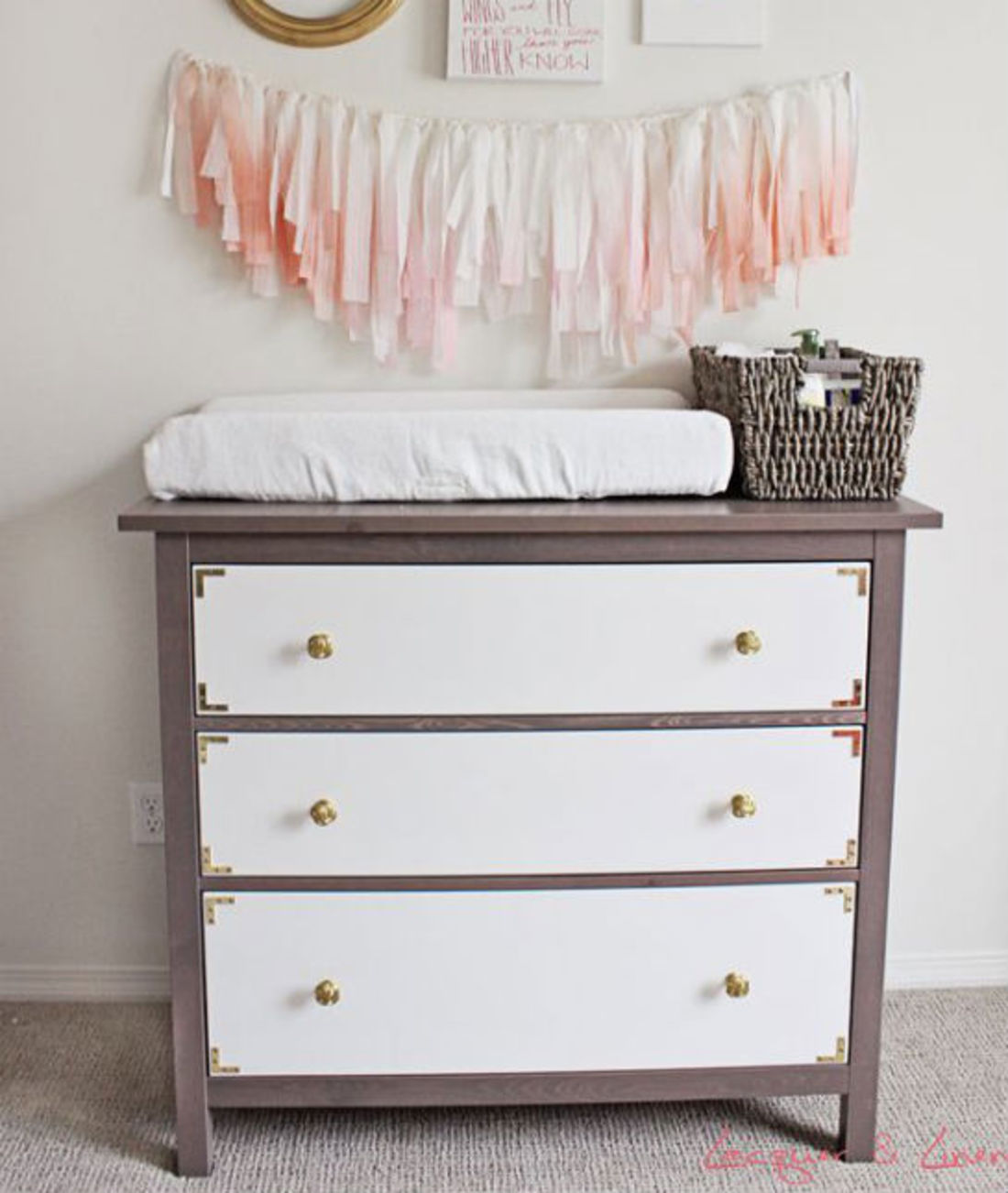 ikea dresser and changing table