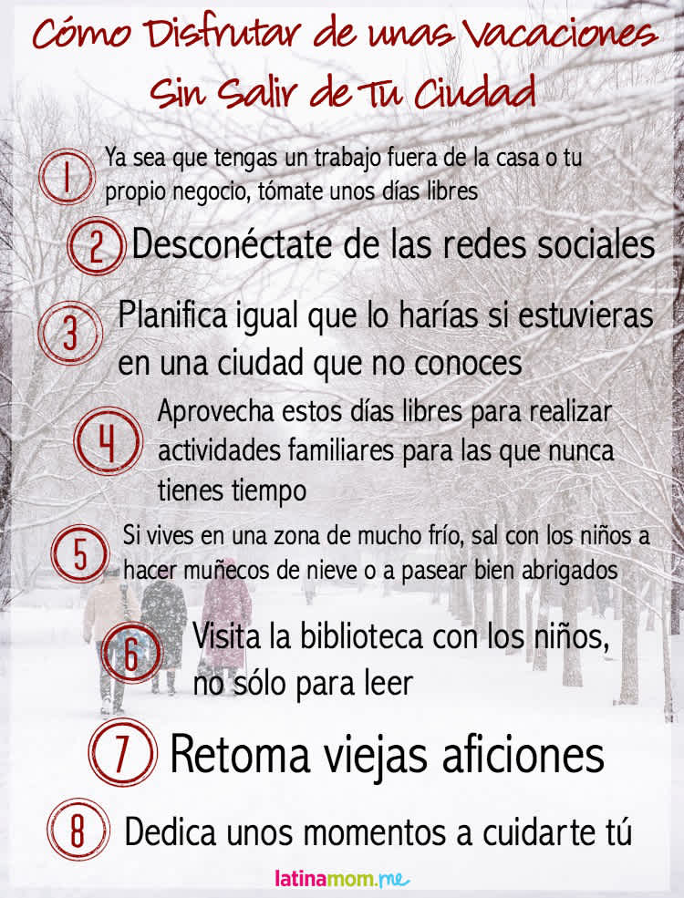 Cómo Disfrutar De Unas Vacaciones Sin Salir De Tu Ciudad Mom Com