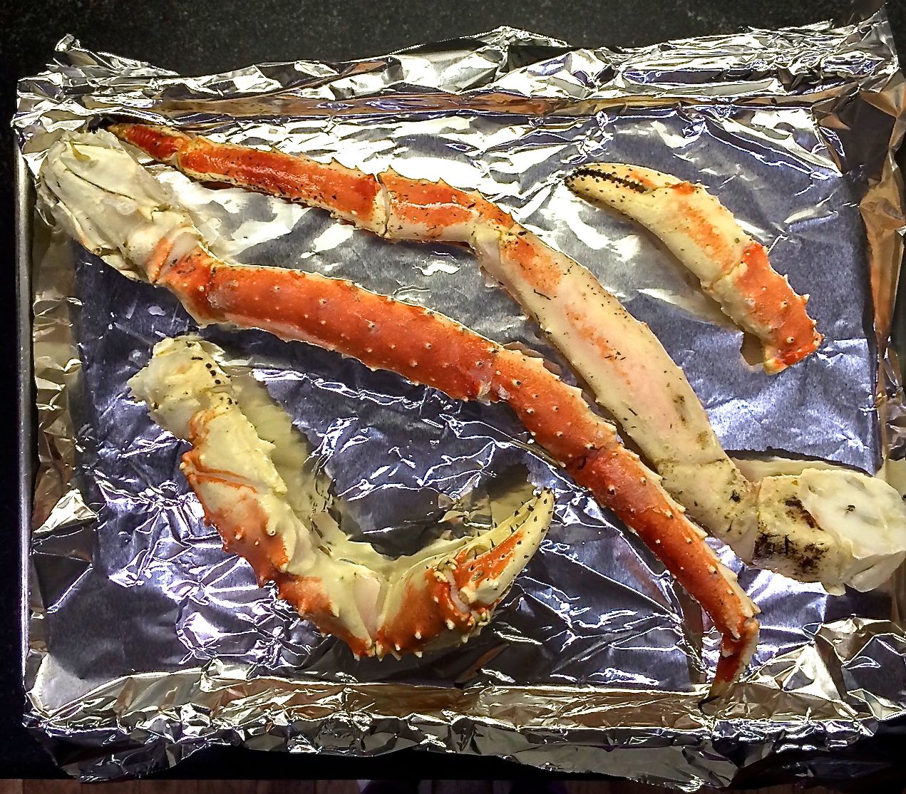 King Crab Legs with Drawn Butter