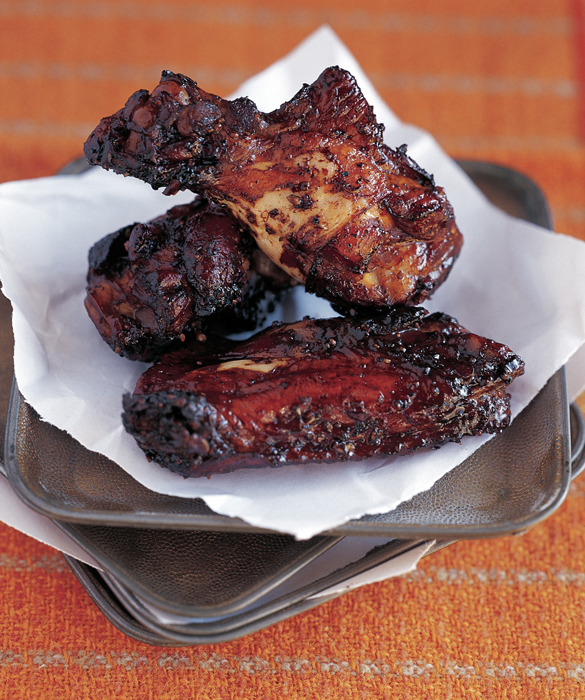 Black Pepper and Garlic Chicken Wings