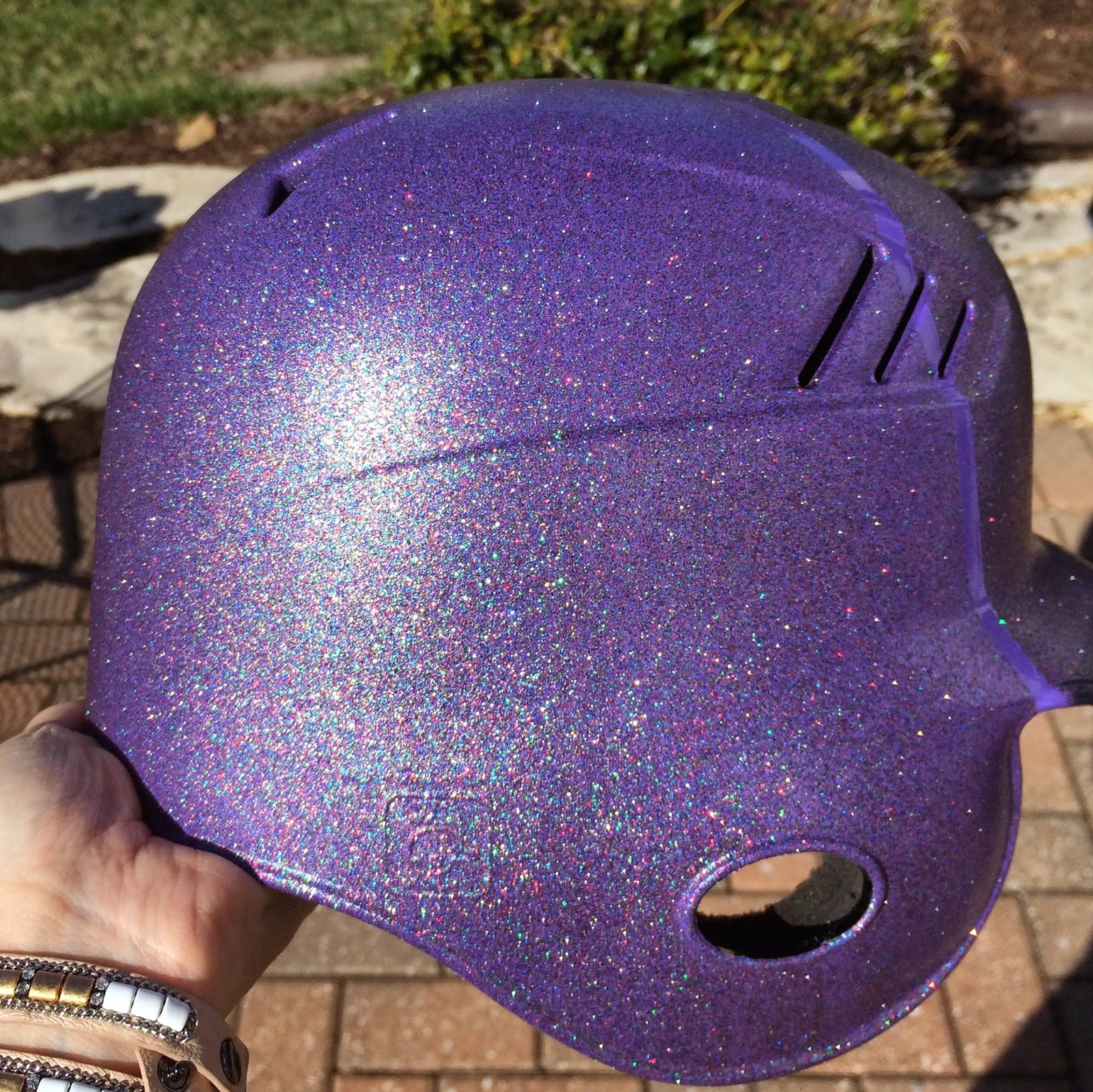 Spray Paint That Old Batting Helmet Mom