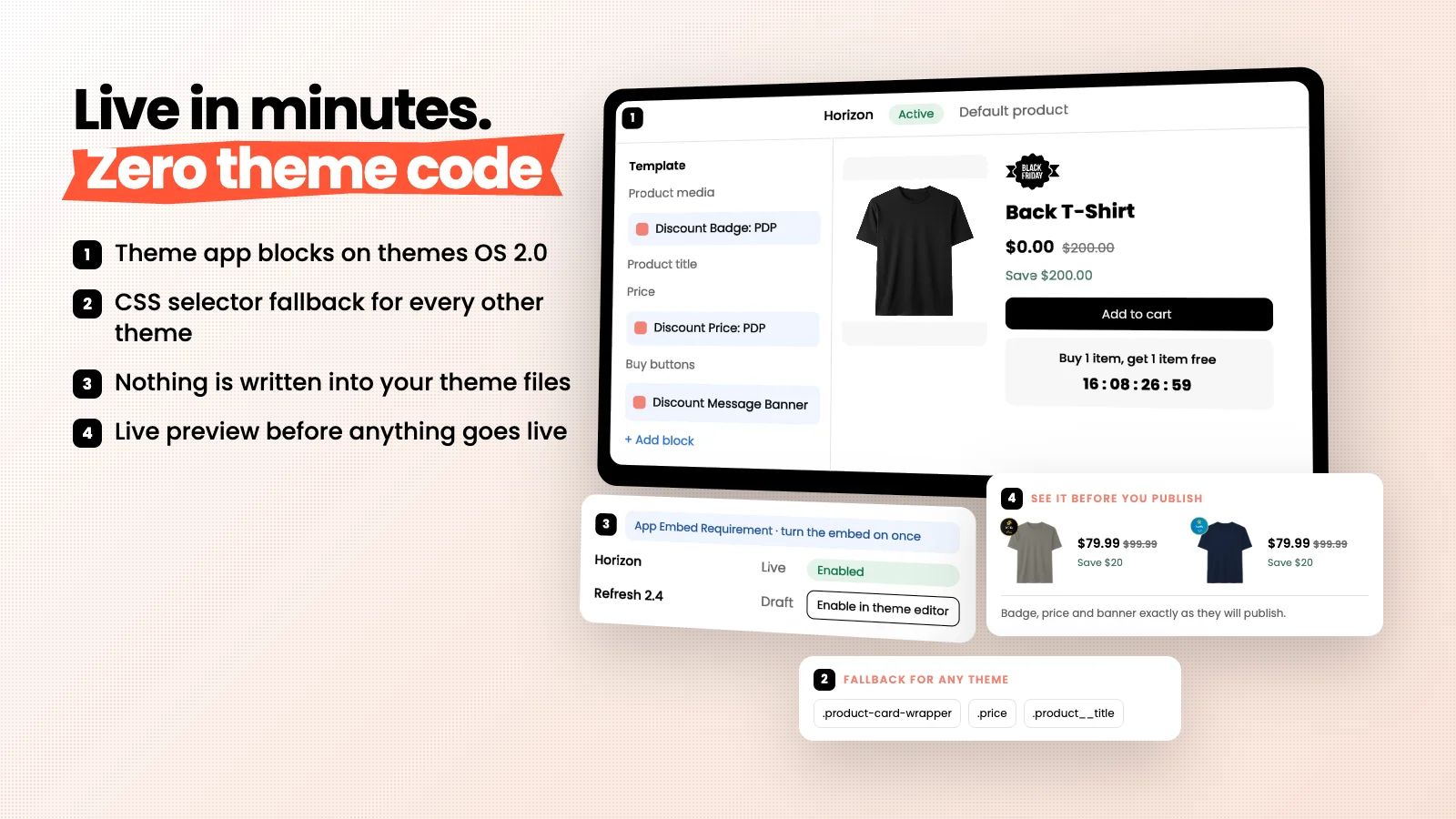 Live Discount Badges App (Automatic Discount Engine) for Shopify screenshot 4