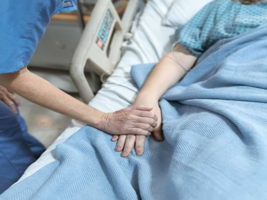 Patient im Krankenhaus MRSA