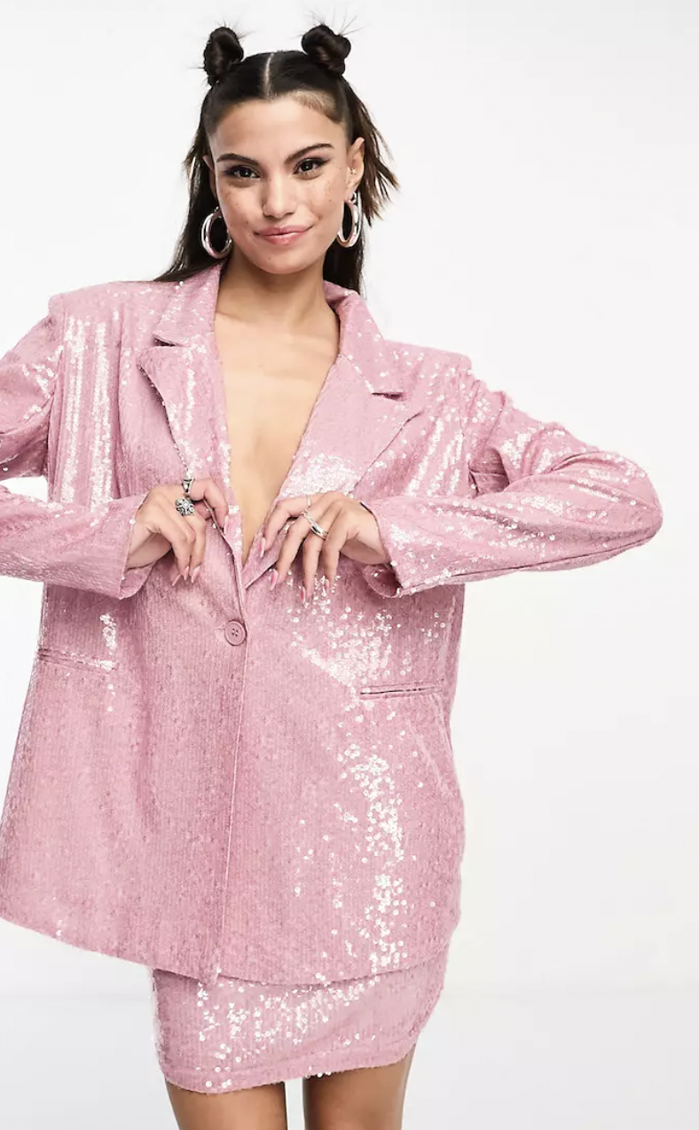 Co-ord glitterset Asos