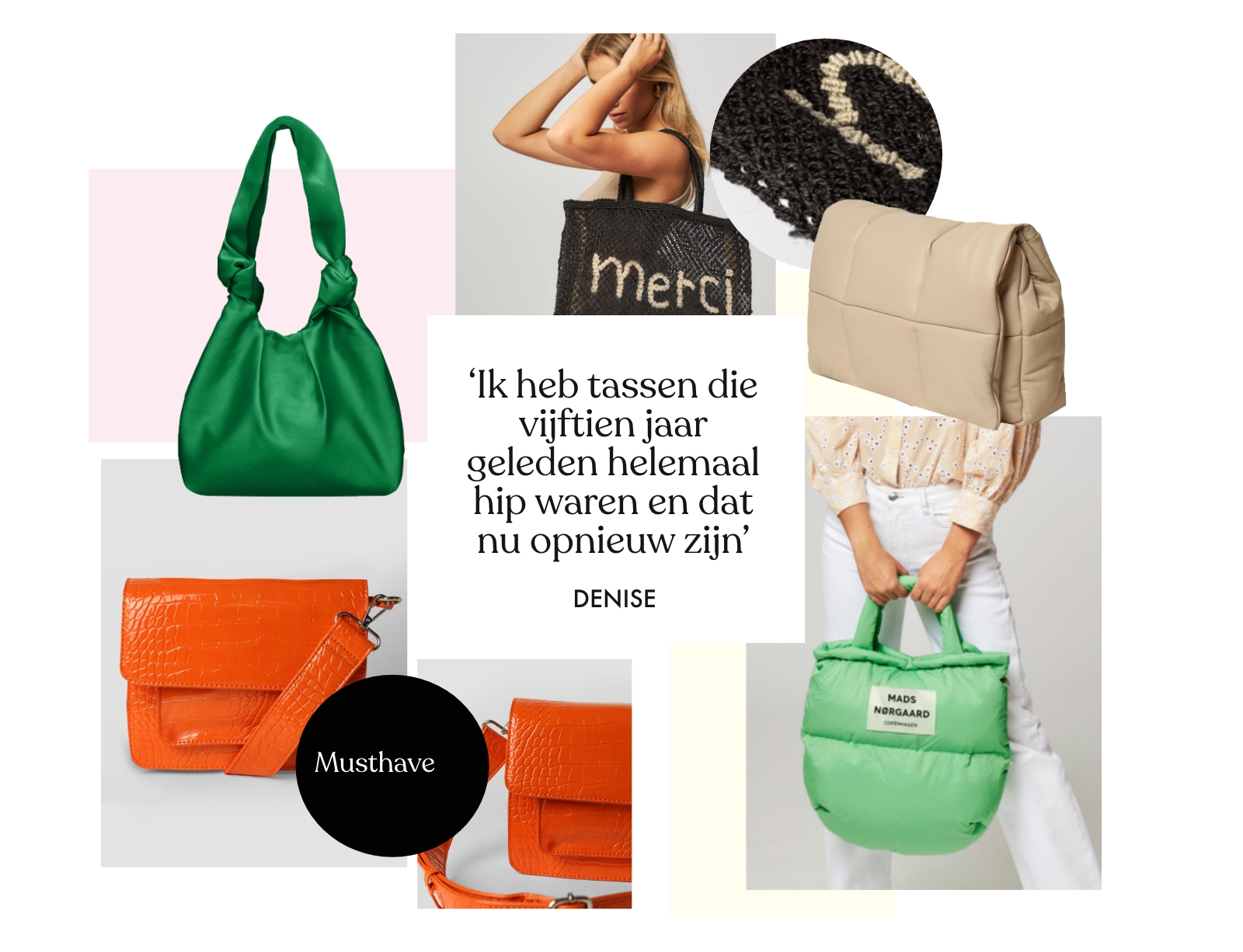 Beeld OrangeBag collage Denise