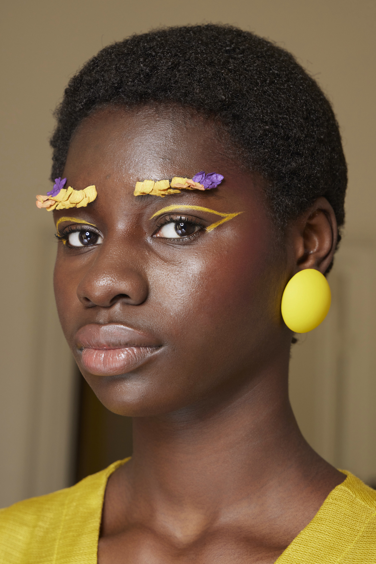 Imane Ayissi fall/ winter 2023 beauty look