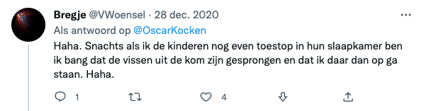 Intrusieve gedachten - Twitter - Vissen uit de kom