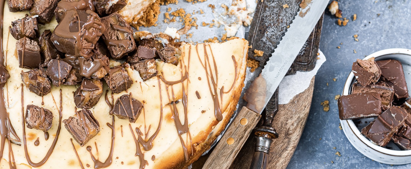 Fokking makkelijk recept: met deze Mars cheesecake is die Mars versus Snickers-discussie zo klaar
