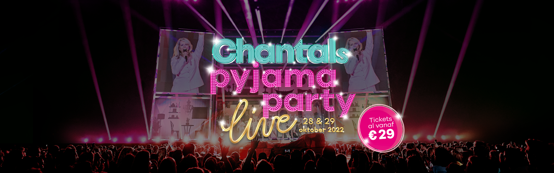 Party time: deze artiesten zie je bij Chantals Pyjama Party Live 2022