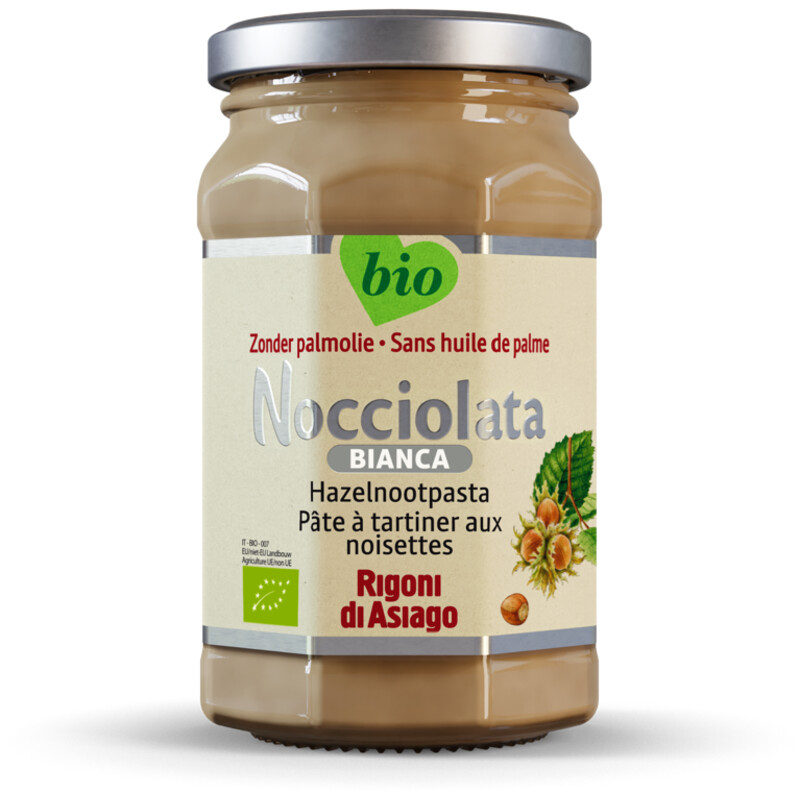 Nocciolata Bianca hazelnootpasta,