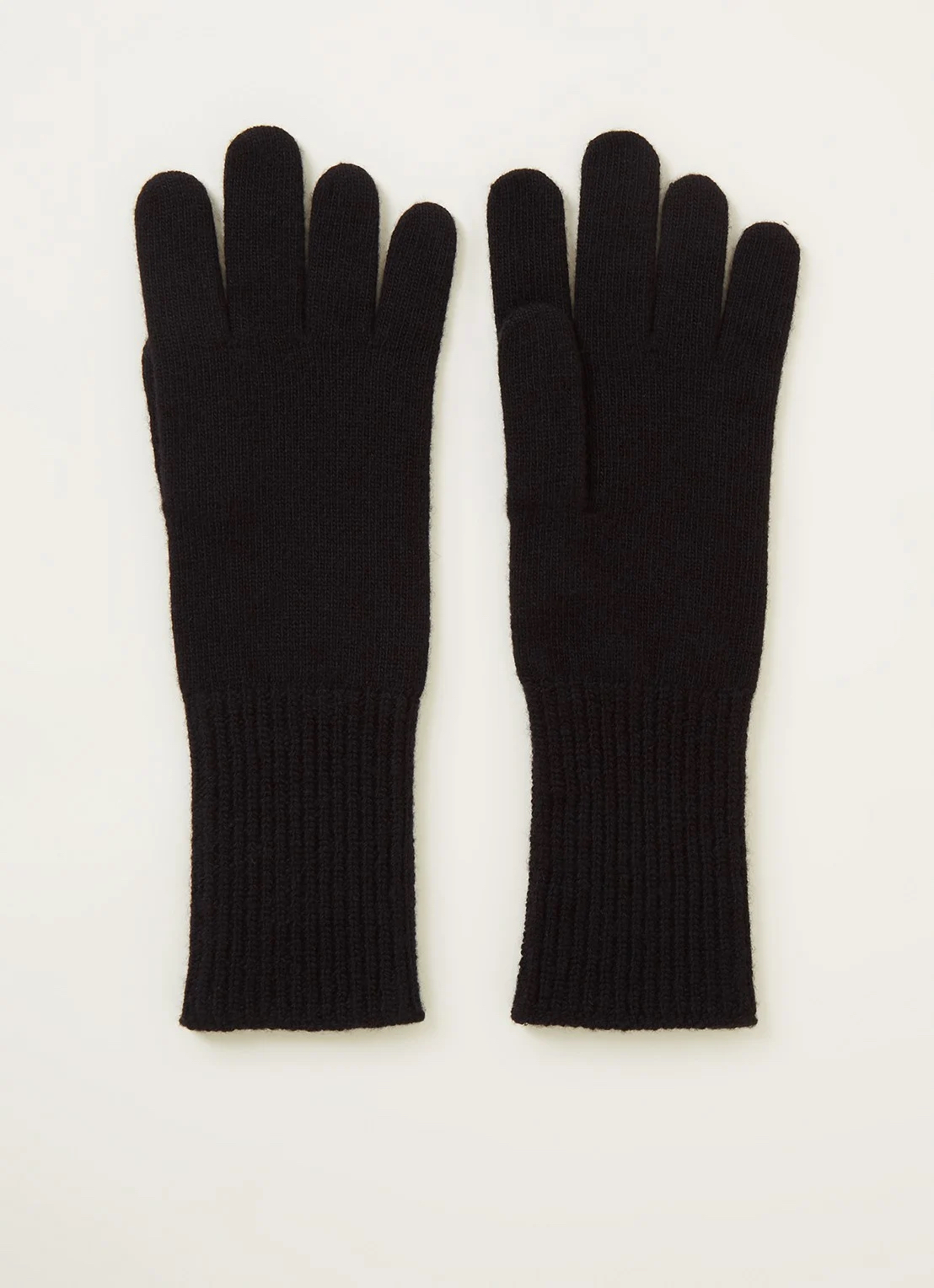 Zwarte handschoenen Benetton