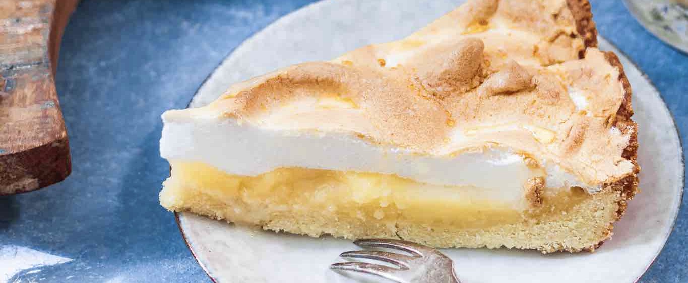 Fokking makkelijk recept: deze lemon meringue taart maak je binnen een uurtje