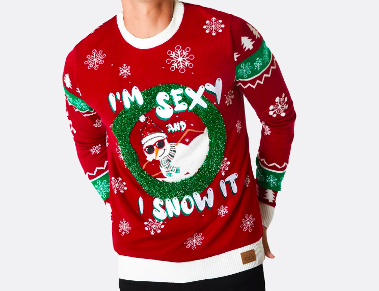 Kersttrui: I'm sexy and I snow it