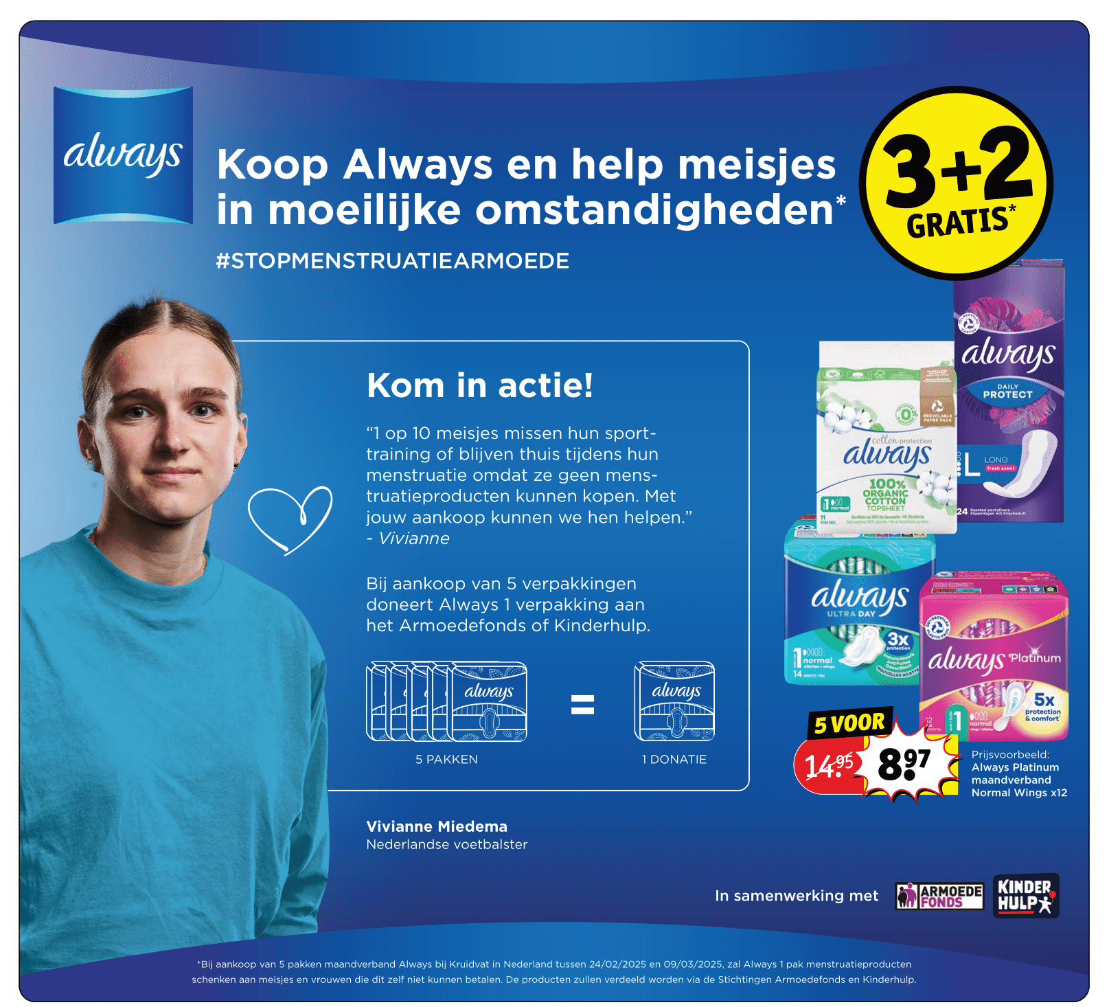 Bloedserieus: Samen met Always tegen menstruatiearmoede