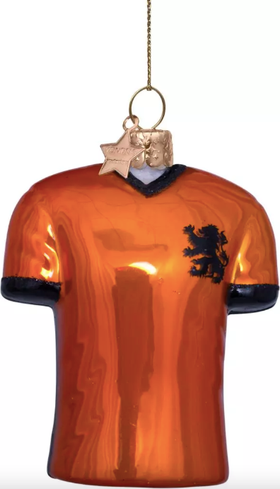 Kerstbal voetbalshirt 