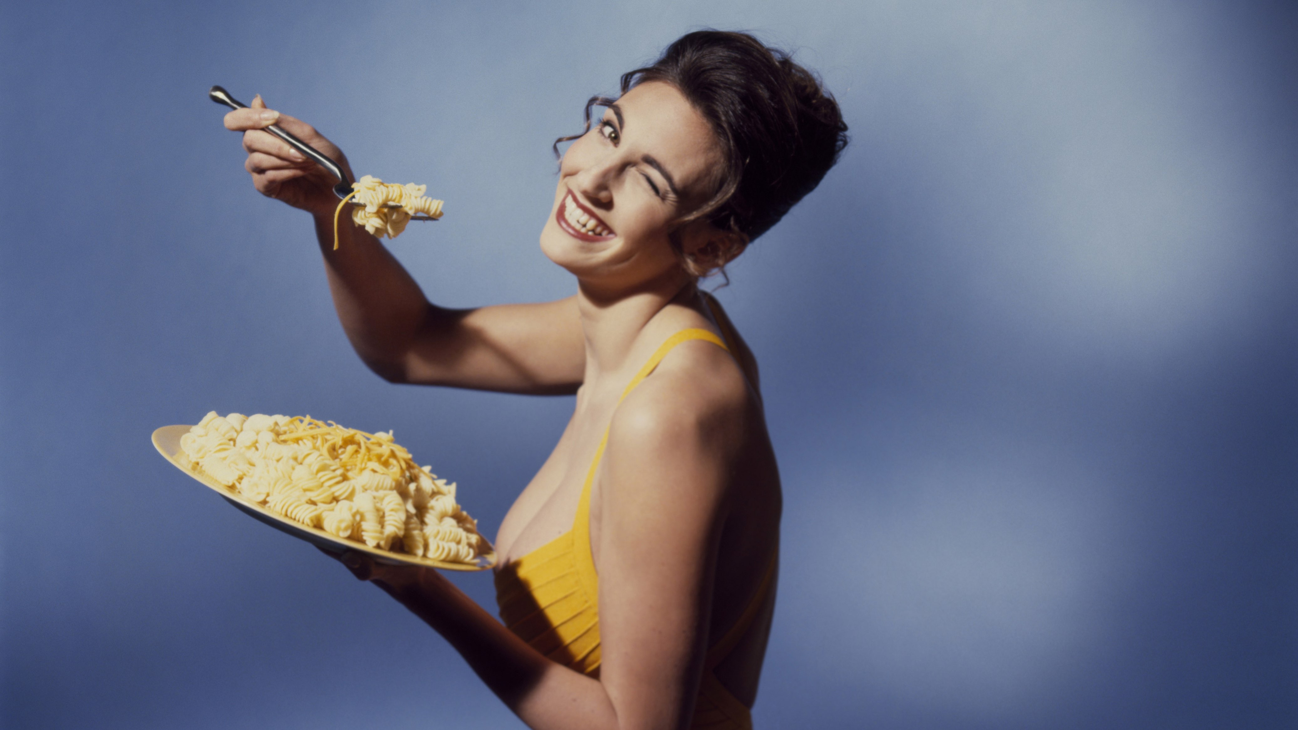 Van pasta eten word je dus ní­et dik: je valt er zelfs van af