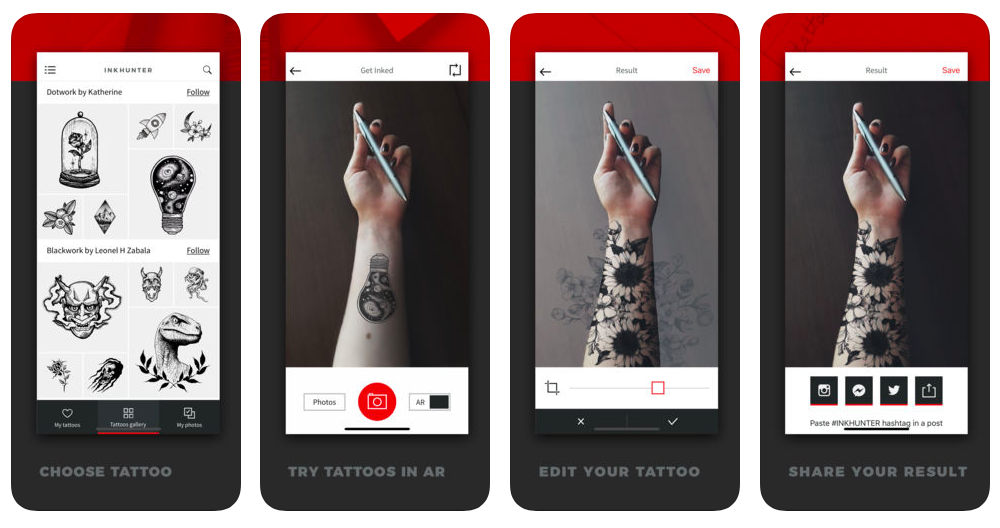 Inked: met deze app zie je meteen hoe een tattoo bij je staat