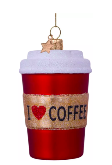 Kerstbal koffiebeker