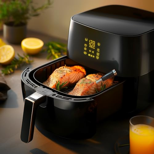 BFOUR Smart kabellos Fleischthermometer mit großem Display, Bluetooth Grillthermometer, Smart APP-Steuerung, digitales Lebensmittelthermometer von BBQ-Grill, Ofen, Smoker, Fritteuse - 6 BFOUR Smart kabellos Fleischthermometer mit großem Display, Bluetooth Grillthermometer, Smart APP-Steuerung, digitales Lebensmittelthermometer von BBQ-Grill, Ofen, Smoker, Fritteuse - 6