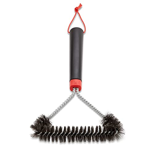 Weber Three-Sided Grill Brush Dreiseitige Grillb rste, 30 cm, Schwarz/Silber, 6277 - 6 Weber Three-Sided Grill Brush Dreiseitige Grillb rste, 30 cm, Schwarz/Silber, 6277 - 6