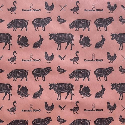 Kamado SUMO Pink Butcher Paper Rolle - 30m x 45cm – BBQ Kraftpapier Metzgerpapier - 3 Kamado SUMO Pink Butcher Paper Rolle - 30m x 45cm – BBQ Kraftpapier Metzgerpapier - 3