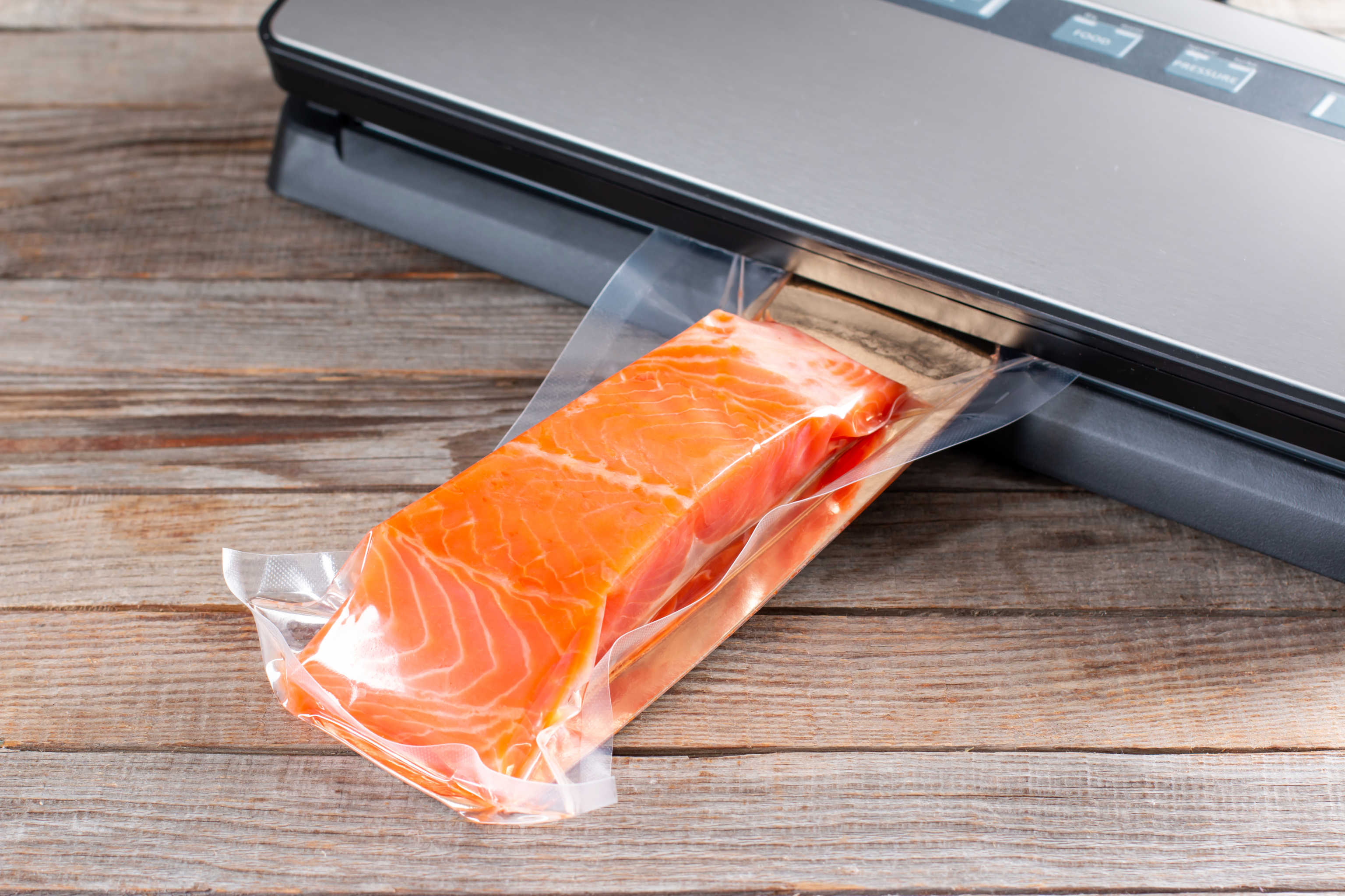 Lachs in Sous Vide Beutel