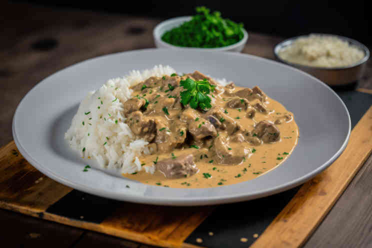 Stroganoff aus dem Rindernacken