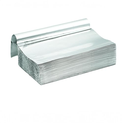 Alufolie Aluminium Foil 500 Stück/ 136 Meter，30cmX27cm Küche (500 Stück) - 1