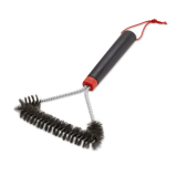 Weber Three-Sided Grill Brush Dreiseitige Grillb rste, 30 cm, Schwarz/Silber, 6277 - 2